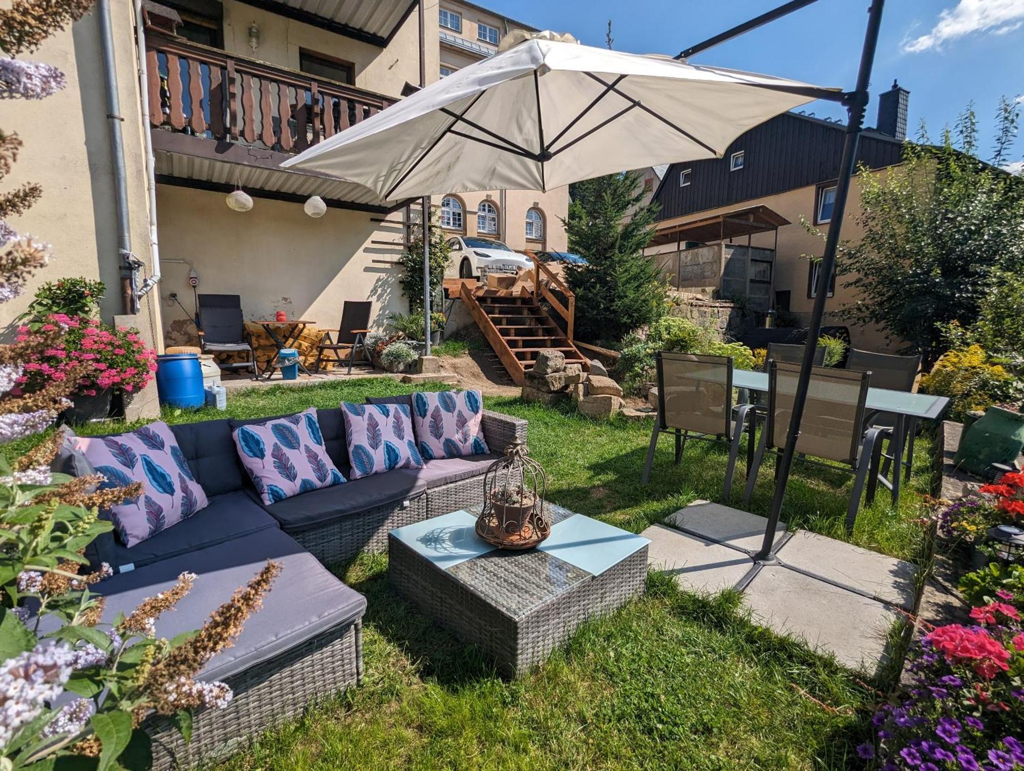 Zi2 - Urlaubsmagie - Whirlpool, Sauna Und Garten Apartment Sebnitz Exterior photo