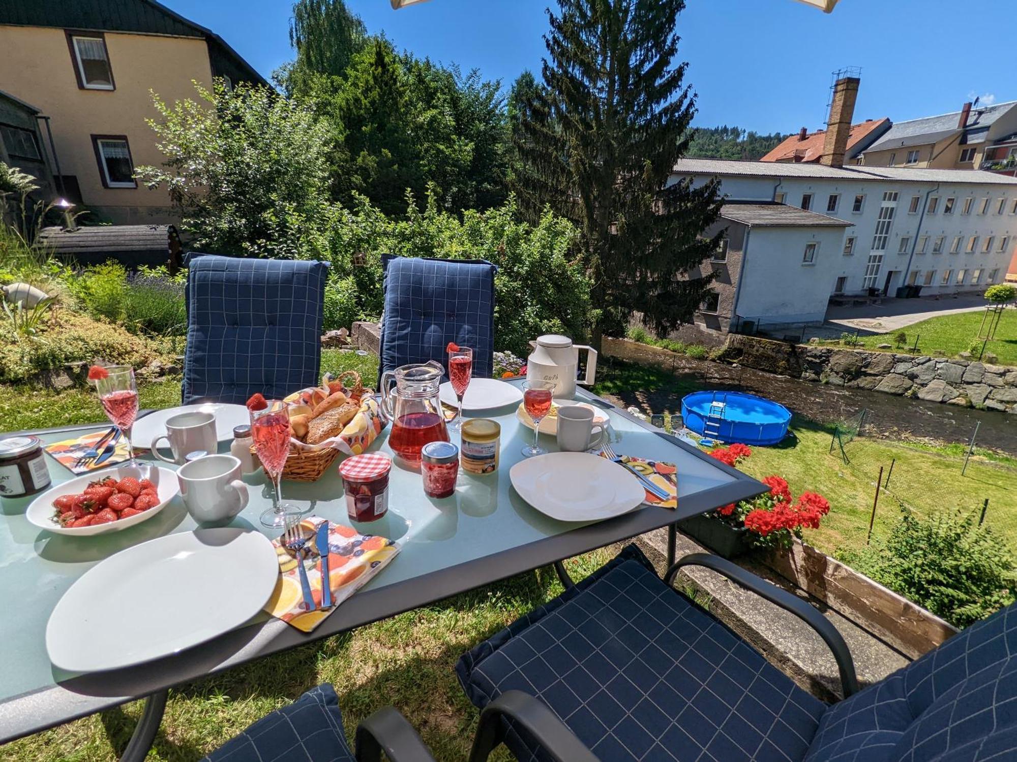 Zi2 - Urlaubsmagie - Whirlpool, Sauna Und Garten Apartment Sebnitz Exterior photo